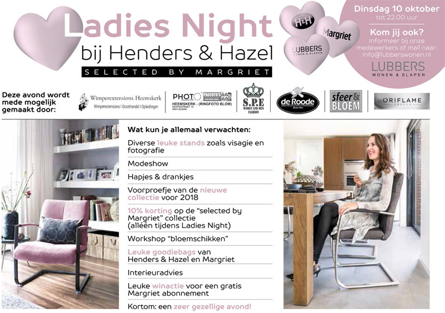 Ladies Night bij Henders & Hazel