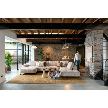 Henders en Hazel 3-zits arm links + longchair rechts + flex