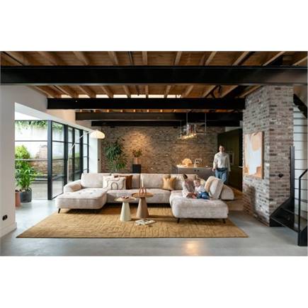 Henders en Hazel 3-zits arm links + longchair rechts + flex