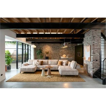 Henders en Hazel 3-zits arm links + longchair rechts + flex