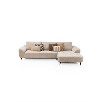 Henders en Hazel 3-zits arm links + longchair rechts + flex