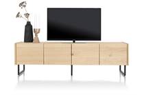 XOOON lowboard 210 cm. - 4-deuren Natural tv meubel
