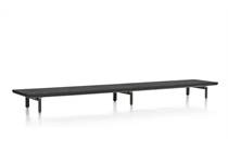 XOOON platform 190 cm. incl. 3 metalen poten tv meubel