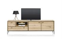 XOOON lowboard 200 cm - 2-deuren + 2-laden + 2-niches (+ LED) tv meubel