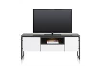 XOOON lowboard 150 cm - 2-deuren + 1-lade + 1-niche (+ LED) tv meubel