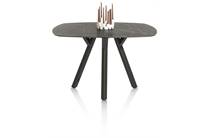 XOOON MINATO ronde tafel bartafel - ovaal - 150 x 105 cm. (hoogte: 92 cm.) Onyx