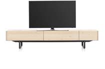 XOOON 237 cm - 1-lade + 2-kleppen Natural tv meubel