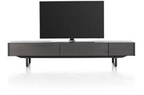 XOOON 237 cm - 1-lade + 2-kleppen Onyx tv meubel