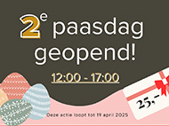 2e paasdag geopend en paas winactie!