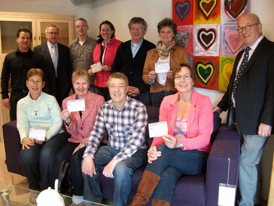 De winnaars over de maand april