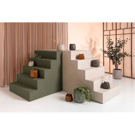 Coco Maison Dalila pot H36cm Zwart