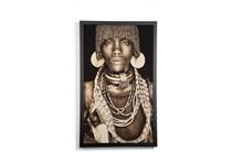Coco Maison Hamar Woman schilderij 75x125cm wanddecoratie