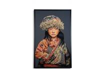 Coco Maison Tibetan Girl schilderij 126x185cm wanddecoratie