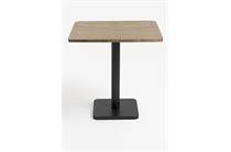 Coco Maison Brest bistrotafel vintage oak 75x75cm Zwart 