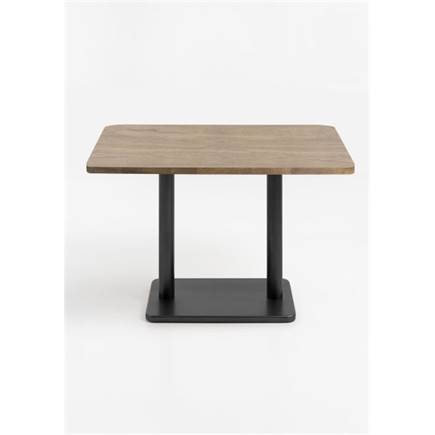 Coco Maison Brest bistrotafel vintage oak 120x75cm Zwart