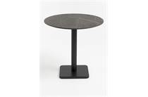 Coco Maison Brest bistrotafel marble onyx D80cm Zwart 