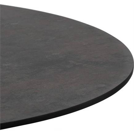 Coco Maison Brest bistrotafel stone anthracite D80cm Goud