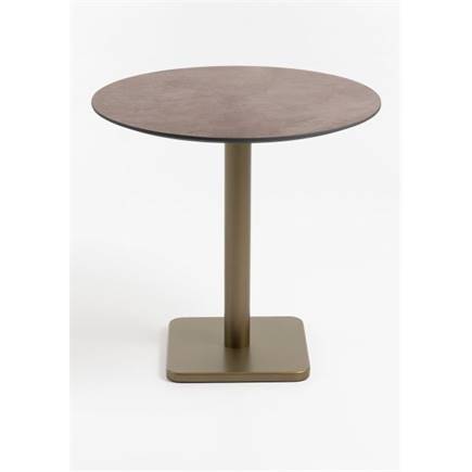 Coco Maison Brest bistrotafel stone rust D80cm Goud