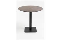 Coco Maison Brest bistrotafel stone rust D80cm Zwart 