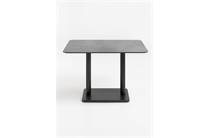 Coco Maison Brest bistrotafel stone anthracite 120x75cm Zwart 