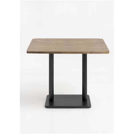 Coco Maison Brest bartafel vintage oak 120x75cm Zwart