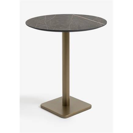Coco Maison Brest bartafel marble onyx D80cm Goud