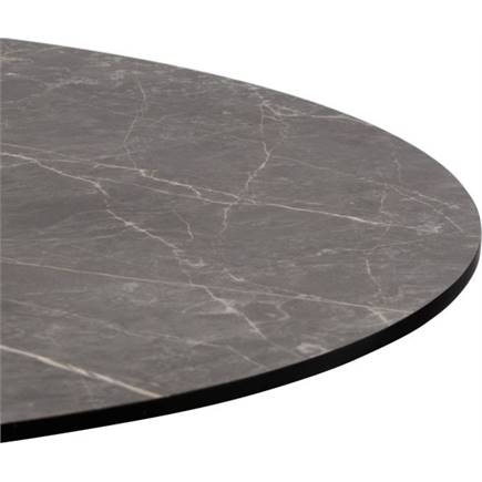 Coco Maison Brest bartafel marble light grey D80cm Goud