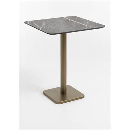 Coco Maison Brest bartafel marble light grey 75x75cm Goud