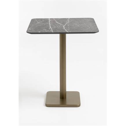 Coco Maison Brest bartafel marble light grey 75x75cm Goud