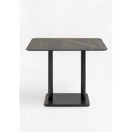 Coco Maison Brest bartafel marble onyx 120x75cm Zwart