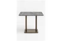 Coco Maison COCOMAISON  Brest bartafel marble light grey 120x75cm Goud