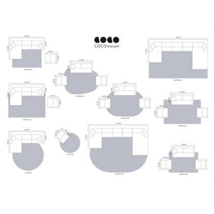 Coco Maison Timeless Classic 160x230cm Bruin