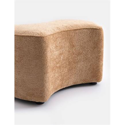 Coco Maison Roan poef H43-49cm Okergeel