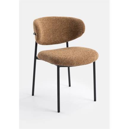 Coco Maison Jona eetkamerstoel Okergeel