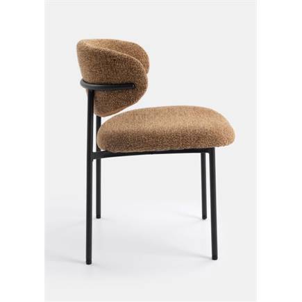 Coco Maison Jona eetkamerstoel Okergeel