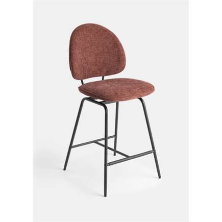 Coco Maison Milo barstoel Burgundy Red