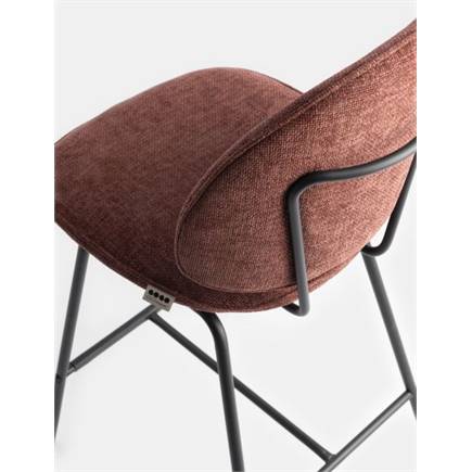 Coco Maison Milo barstoel Burgundy Red