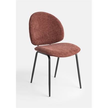 Coco Maison Milo eetkamerstoel Burgundy Red