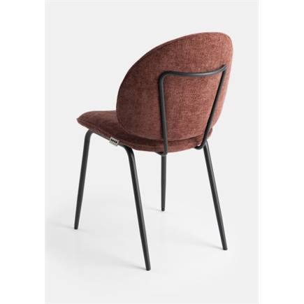 Coco Maison Milo eetkamerstoel Burgundy Red