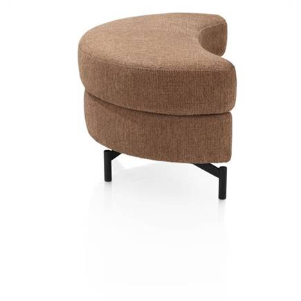 Henders en Hazel /hocker half rond - 80 x 52 cm