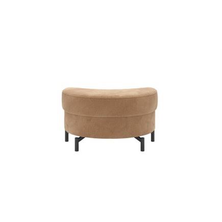 Henders en Hazel /hocker half rond - 80 x 52 cm