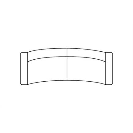 Henders en Hazel 4 zits rond 2-delig