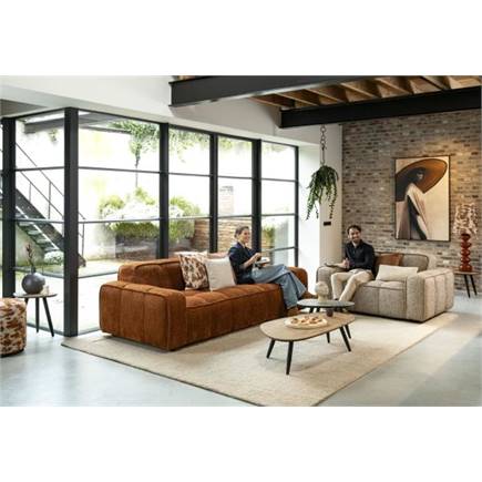 Henders en Hazel incl. pocketvering Stof Derby Koper