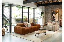 Henders en Hazel AMALFI 3.5-zits bank incl. pocketvering Stof Derby Koper