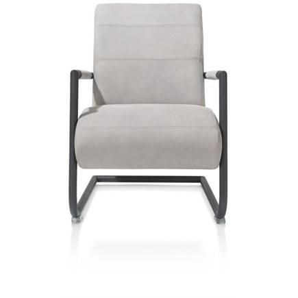 Henders en Hazel zwart frame (ROB) - Cuba leder Charcoal