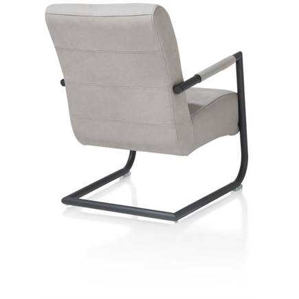 Henders en Hazel zwart frame (ROB) - Cuba leder Charcoal