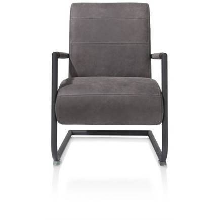 Henders en Hazel zwart frame (ROB) - Cuba leder Lava