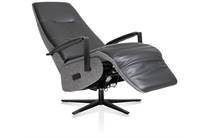 Henders en Hazel ARTEMIS fauteuil relax- - hoge rug Relax - Medium Met Zero Gravityfunctie, Batterij, Designsterpoot En Pocketvering - Multifor Antraciet & Pegasso Led