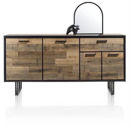 Henders en Hazel 170 cm - 4-deuren + 1-lade Driftwood