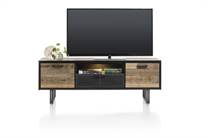 Henders en Hazel 180 cm - 2-deuren + 1-lade + 1-niche (+ LED) Driftwood dressoir